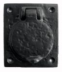 76mm x 70mm Rustic Yale Lock Cover (JAB10)